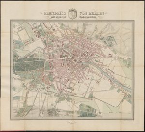 Grundriss von Berlin mit nächster Umgegend door Ferdinand Böhm